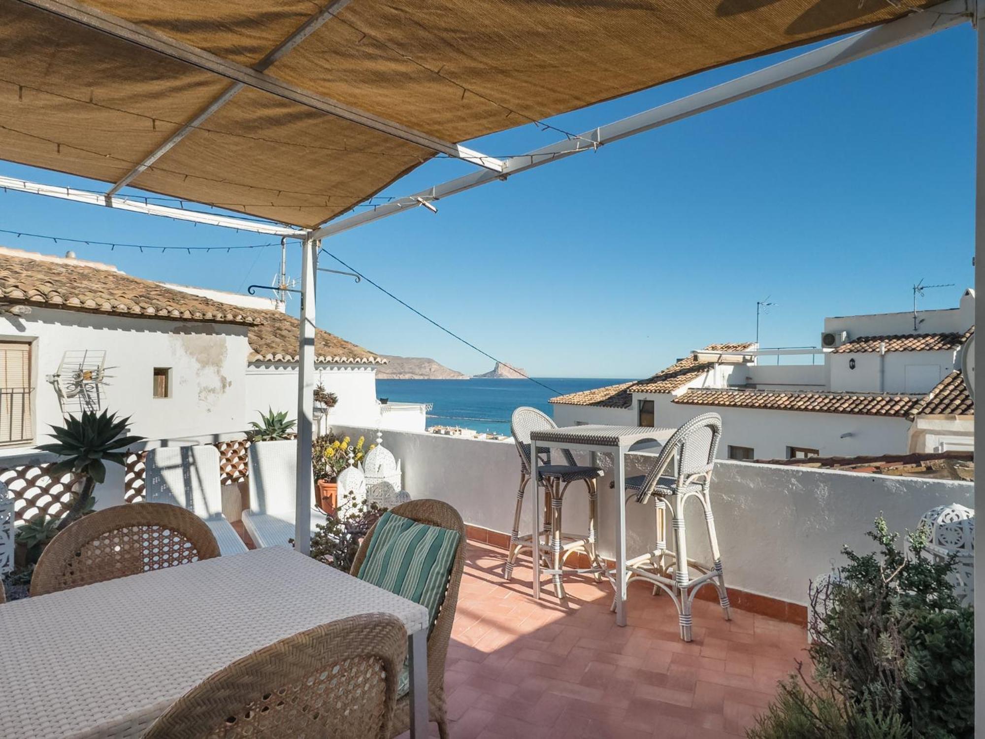 Romance 2 Terraza Con Vistas Al Mar By Vero Altea Exterior foto